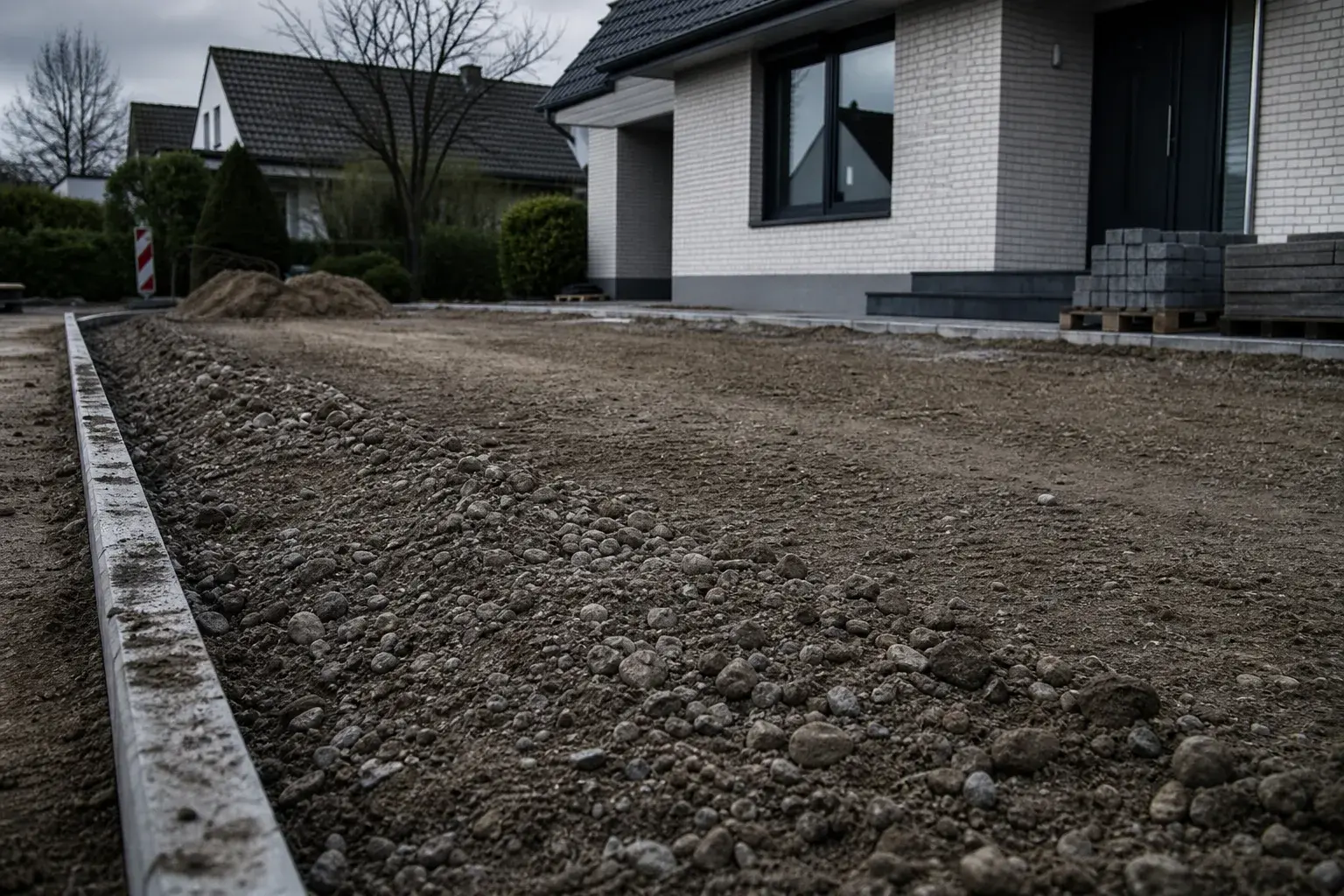 Planierte Grundstücksfläche in Sevelen, bereit für Bebauung